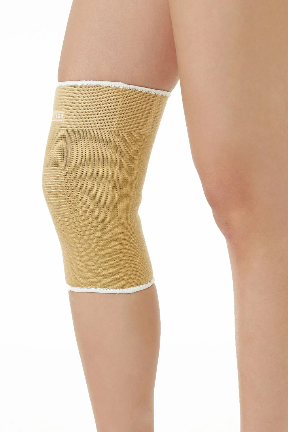 Emdee Elastische Kniebandage Beige maat L compressie