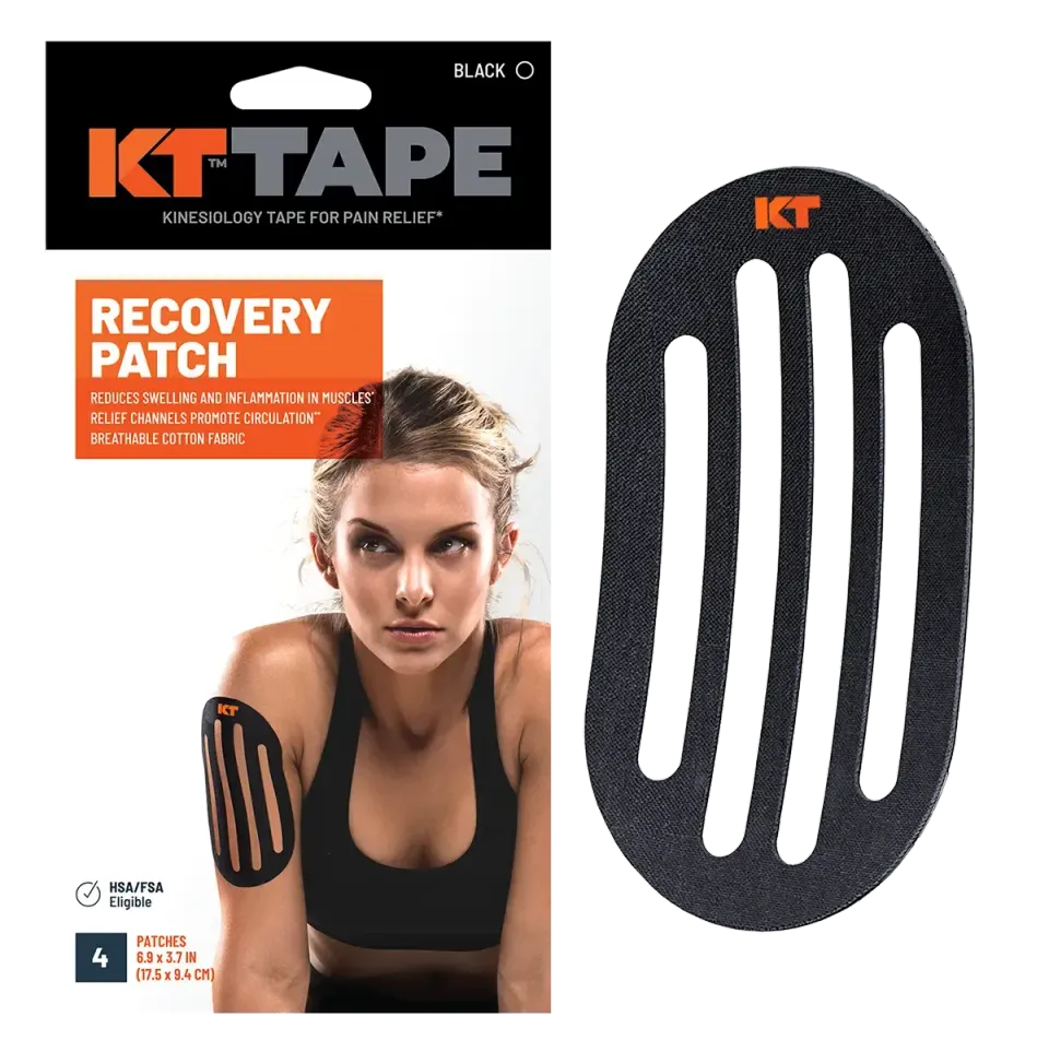 KT Tape Recovery Patch kinesiotape 4 patches zwelling