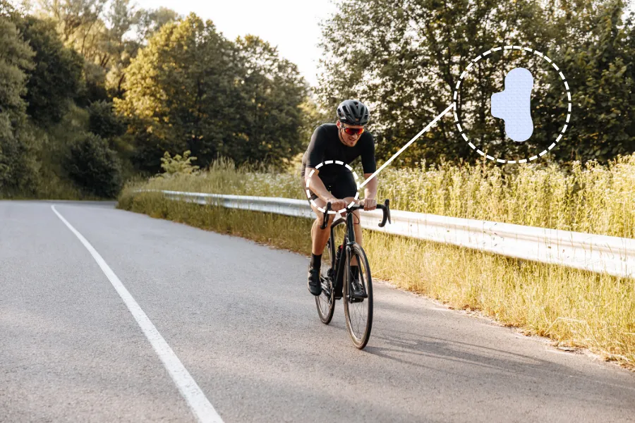 ReSkin XL Bike Patch pleister 2 stuks siliconen