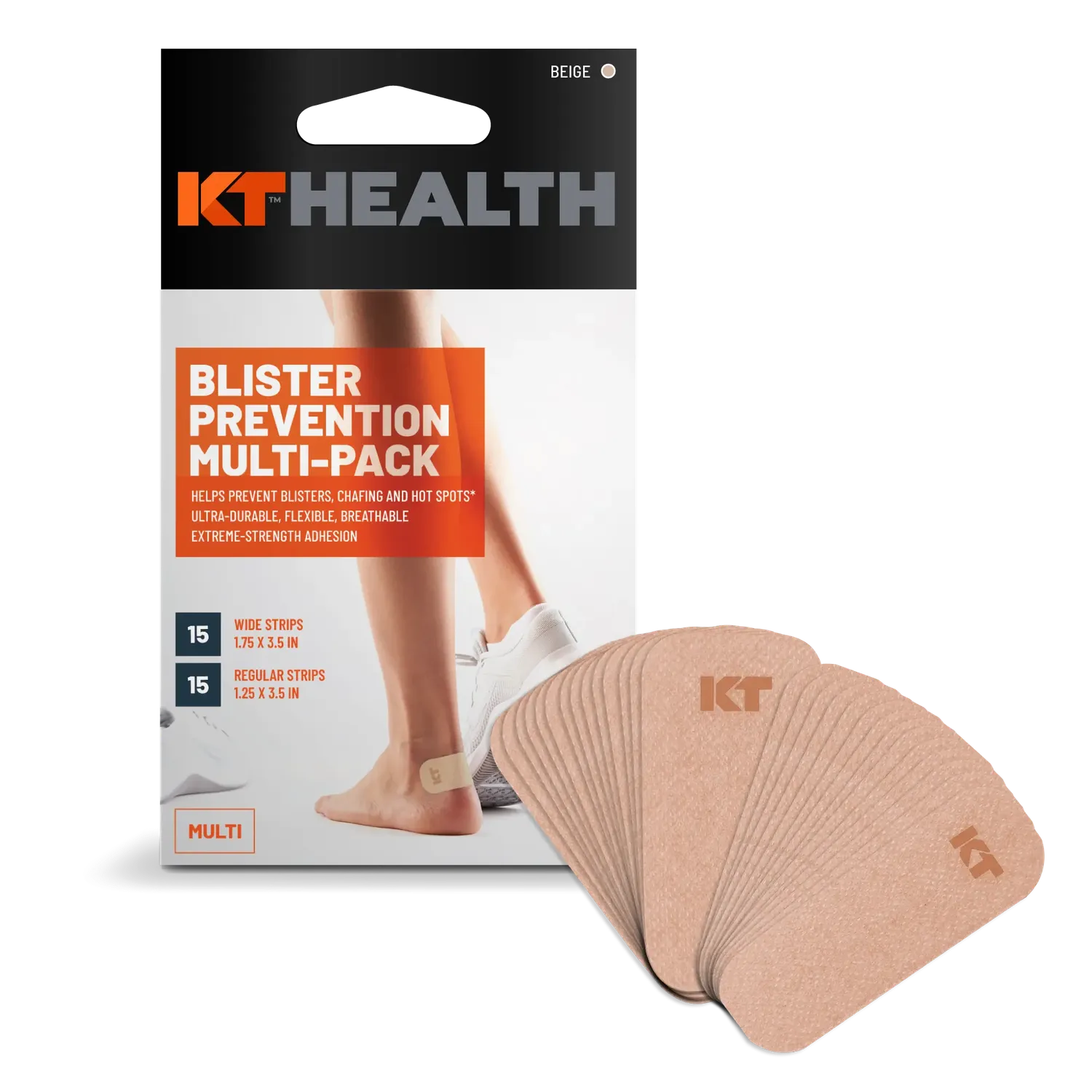 KT Health blarenpreventie tape 30 strips – anti-blaren