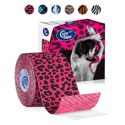 CureTape Art kinesiotape print 5 m steun en stijl