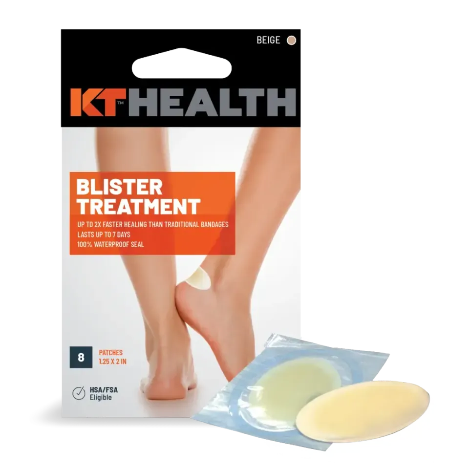 KT Health blarenpleister 8 stuks waterproof hydrocolloid