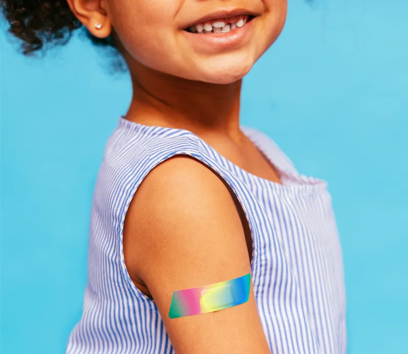 Dappr Tie Dye pleisters bamboe hypoallergeen