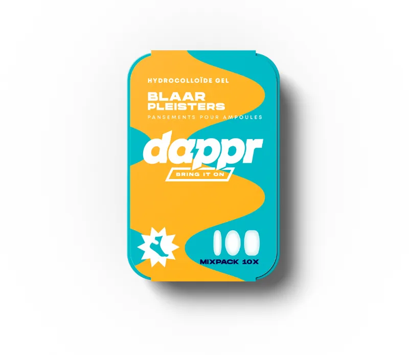 Dappr blaarpleisters mixpack 10 stuks sport