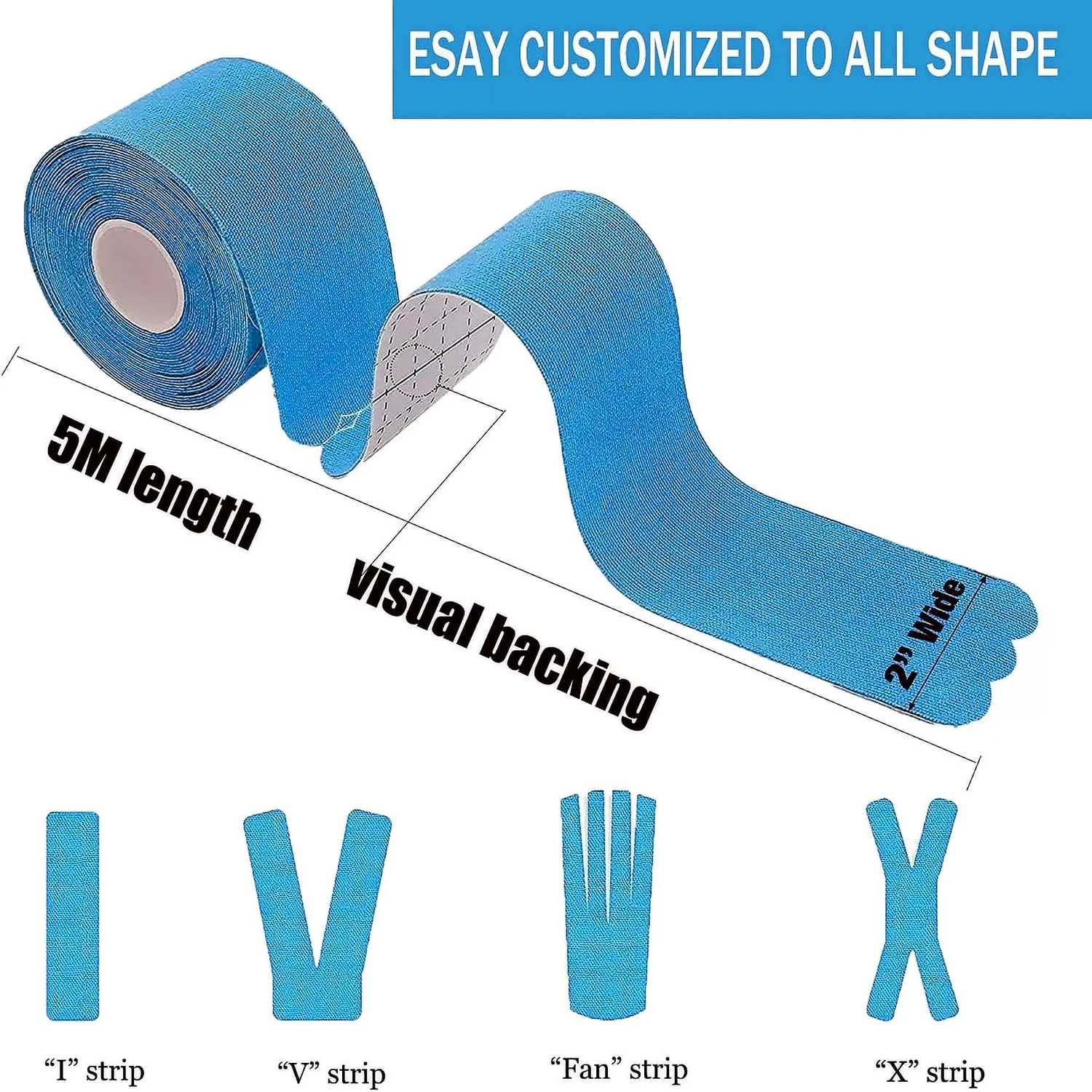 Anampion Pro kinesiotape voorgestanst 3 rollen