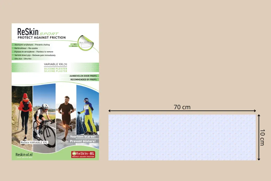 ReSkin XL Variable XXL second skin pleister 10x35 cm herbruikbaar