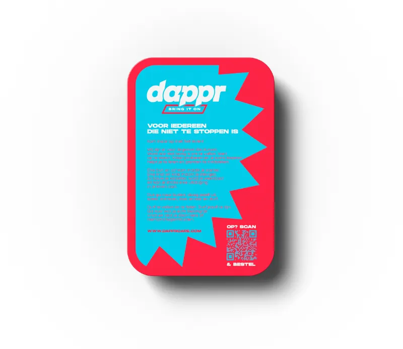 Dappr Graffiti knippleister 12 strips huidvriendelijk