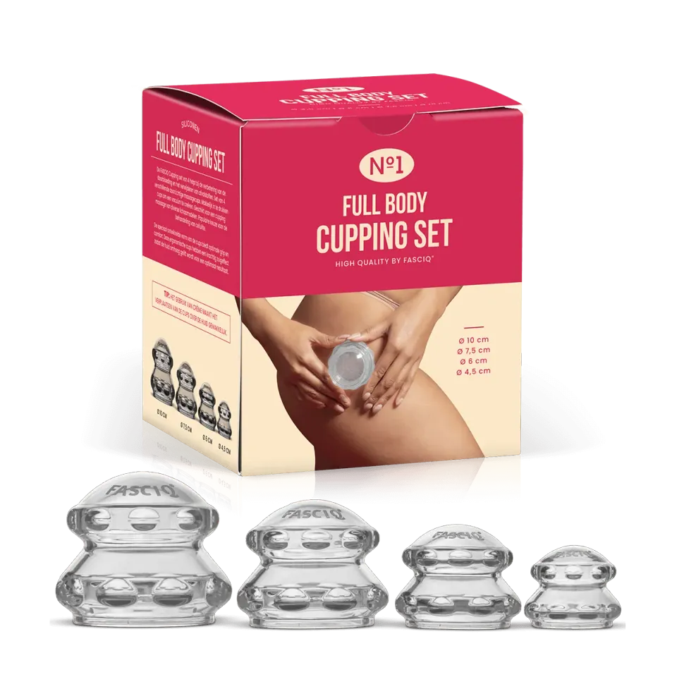 Boob Tape No.1 cupping set siliconen 4 cups cellulite