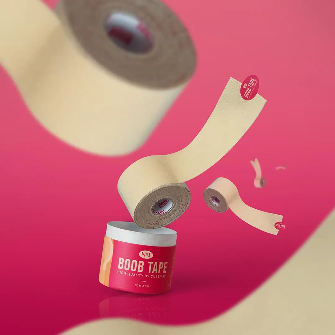 Boob Tape No.1 borsttape 2 rollen beige liftend