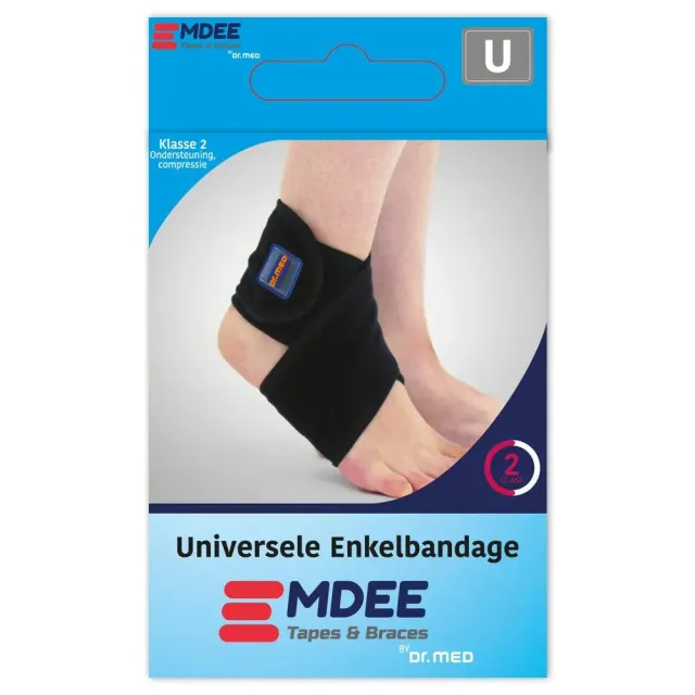 Emdee Verstelbare Enkelbrace Universeel compressie