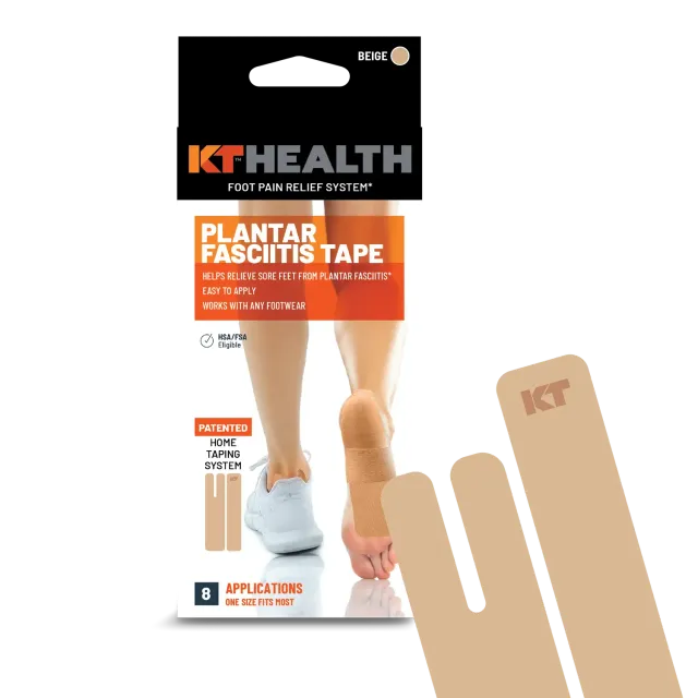 KT Health plantair tape voet 8 applicaties voorgeville
