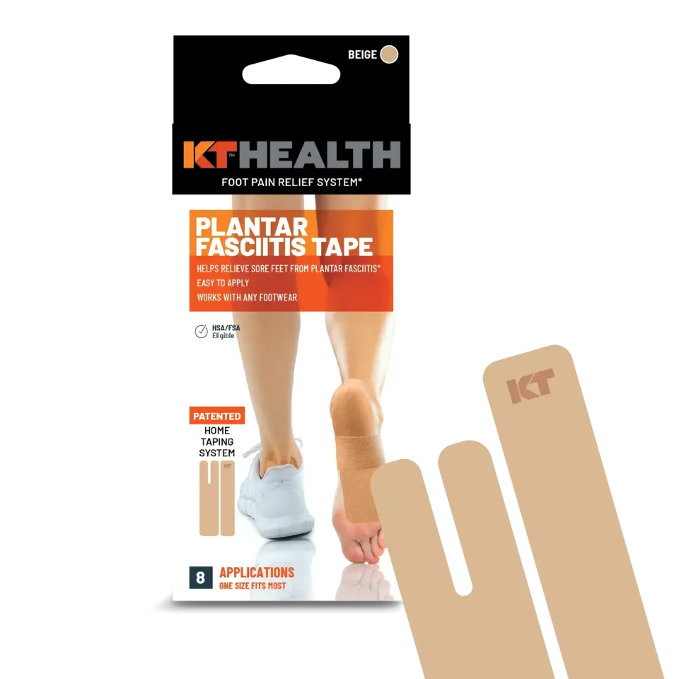 KT Health plantair tape voet 8 applicaties voorgeville