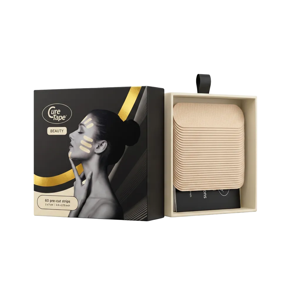 CureTape Beauty Face Tape strips 60 stuks voorgesneden