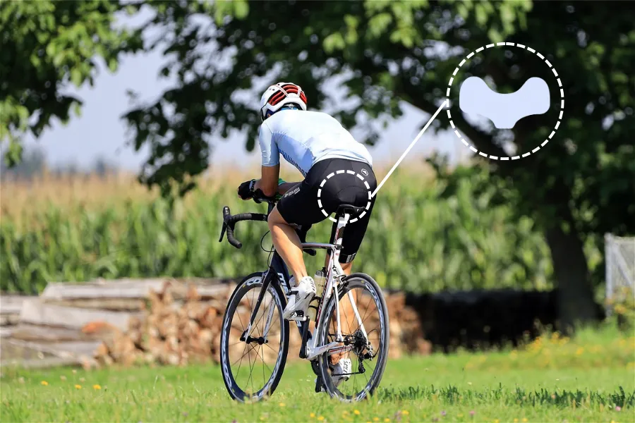 ReSkin XL Bike Patch Extreme pleister 1 stuk zitvlak