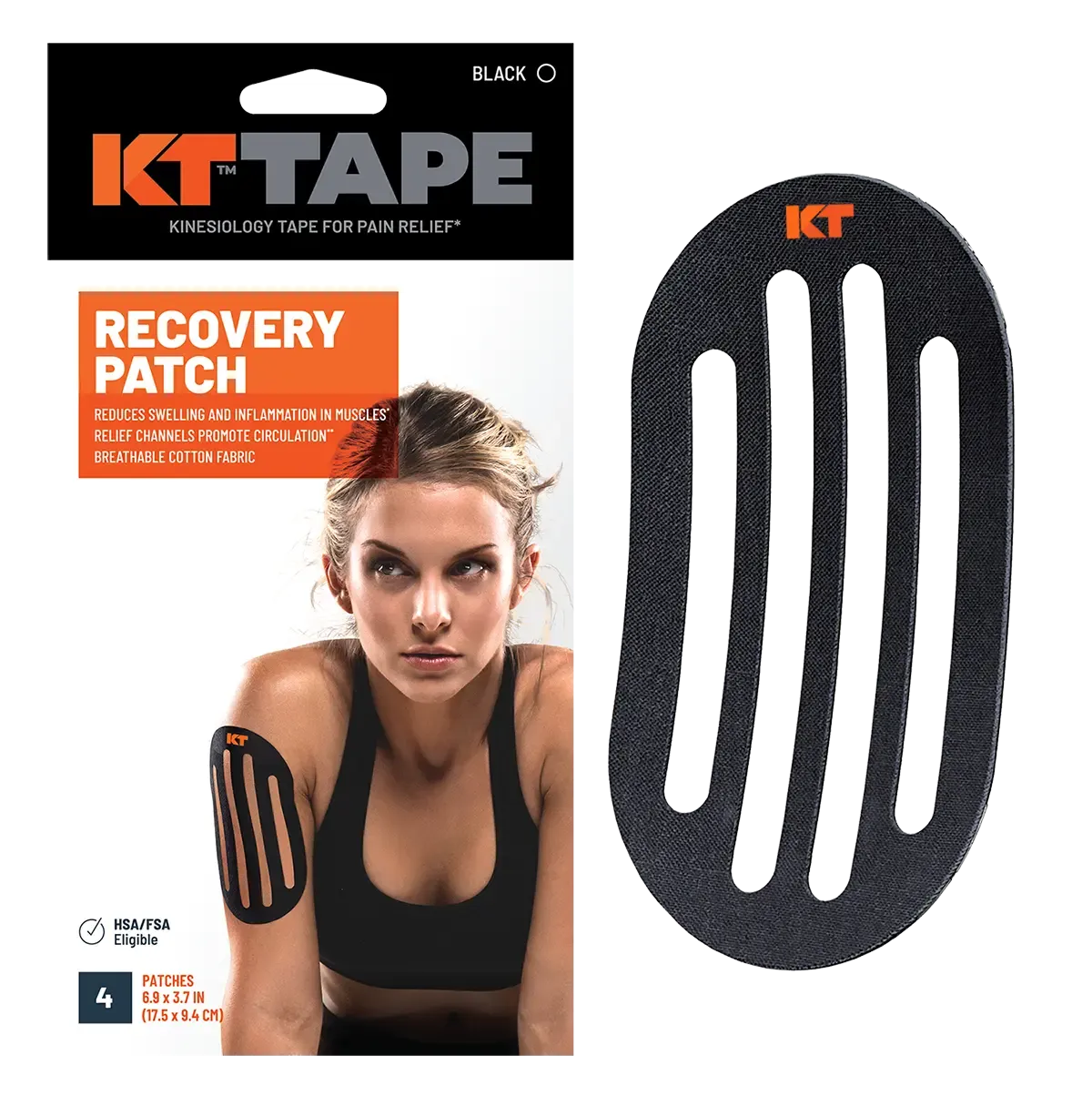 KT Tape Rest Day bundel Jet Black herstel tape set