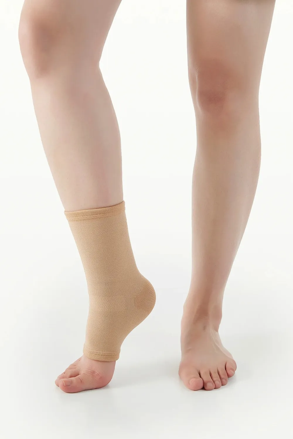 EMDEE Elastische enkelbrace bandage beige medium steun