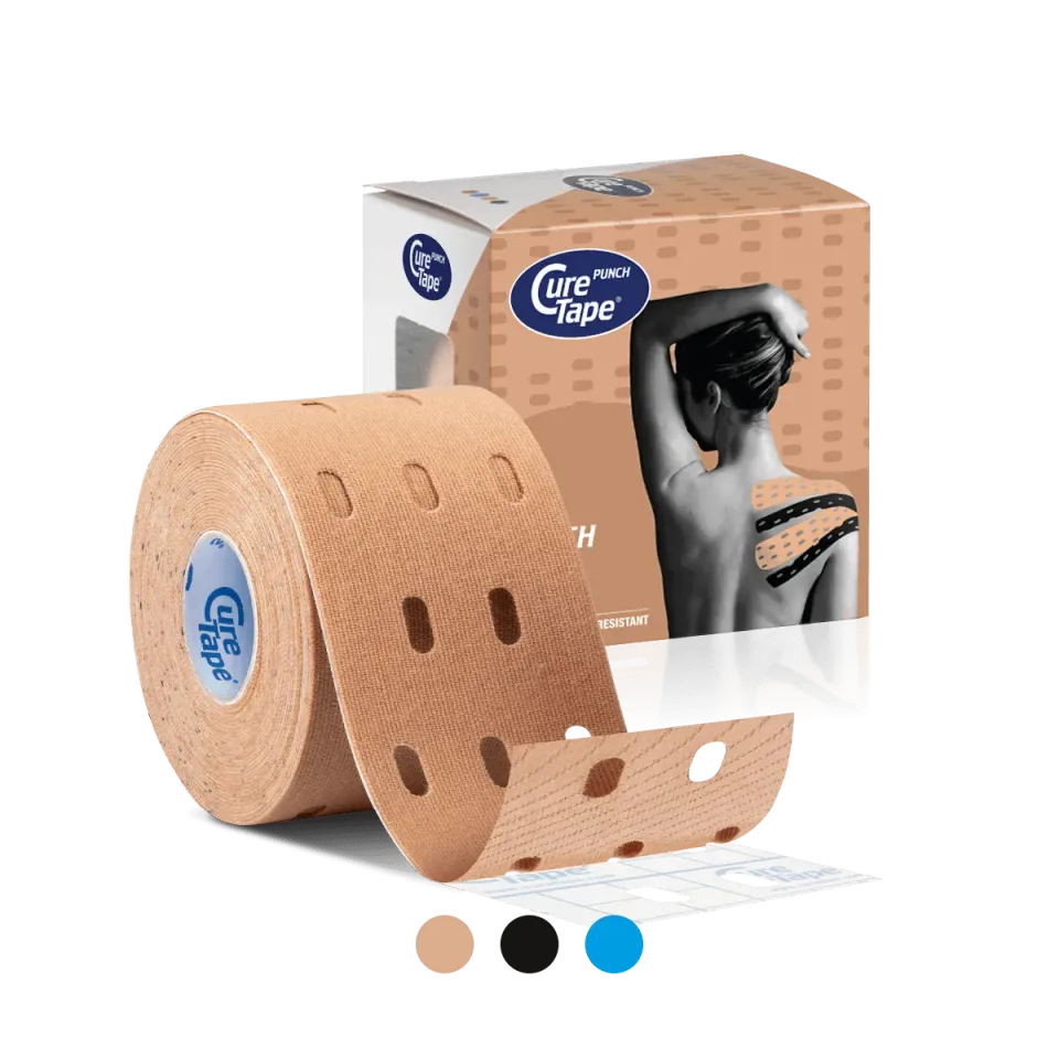 CureTape Punch kinesiotape geperforeerd