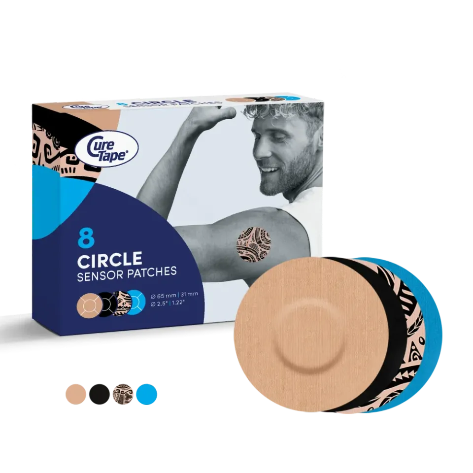 CureTape Sensor Patches Mix rond 8 stuks