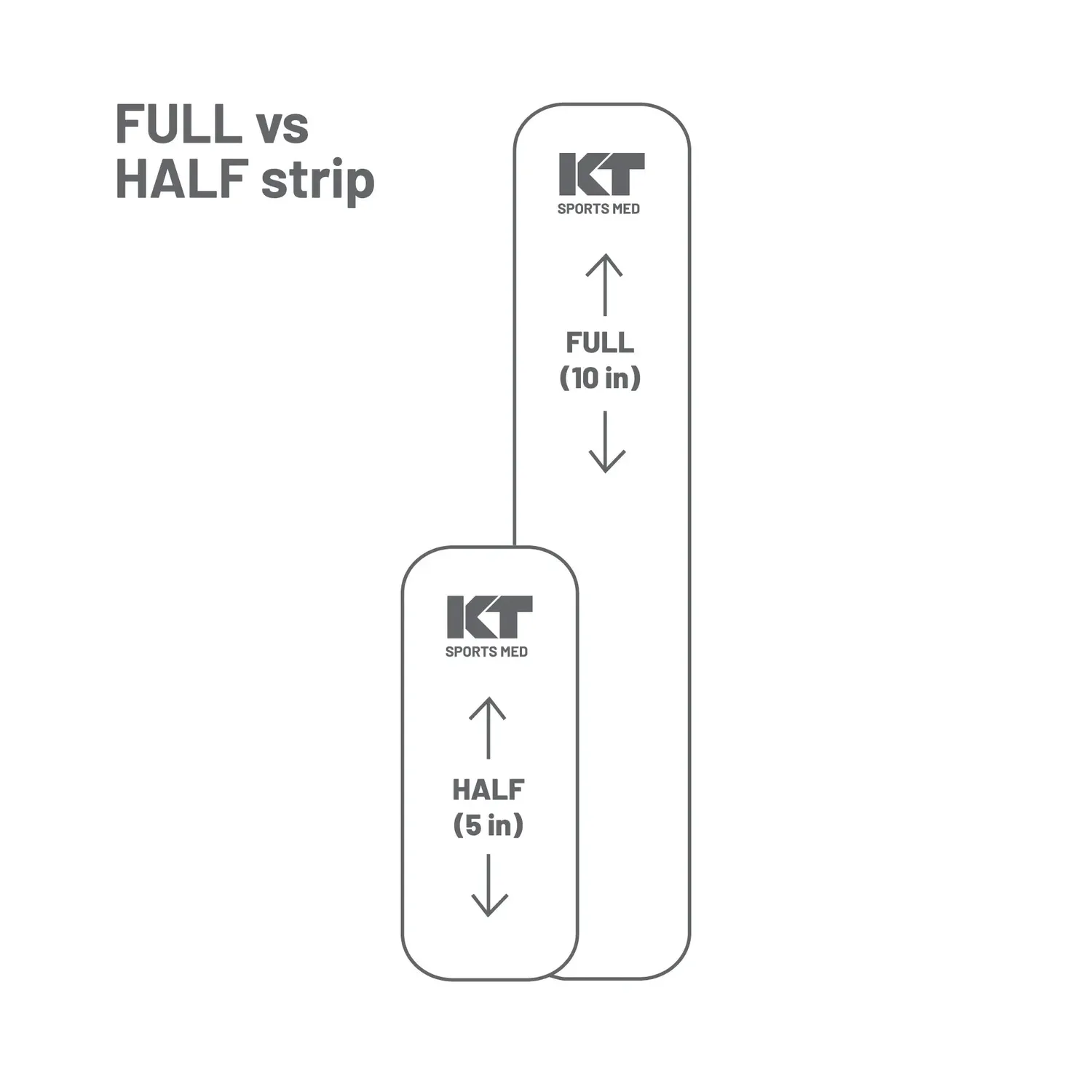 KT Tape Pro Extreme kinesiotape 300 halve strips zwart