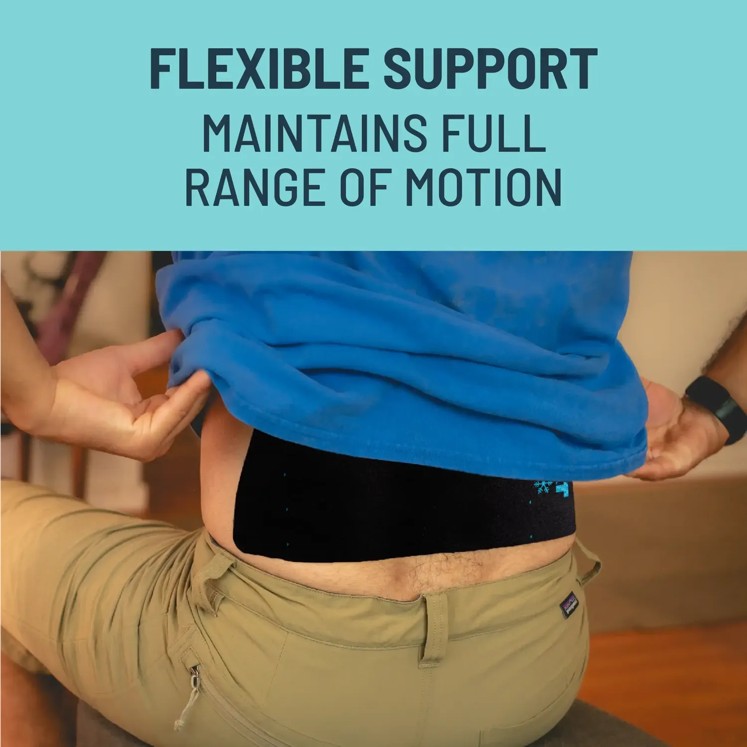 KT Tape Back Pain Relief rugpleister 4 stuks XL menthol