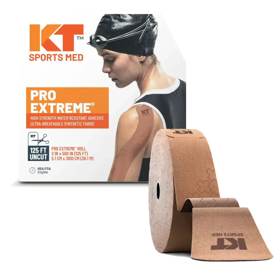 KT Tape Pro Extreme kinesiotape 125ft Jet Black extra sterk