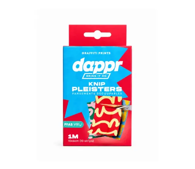 Dappr Graffiti Refill knippleisters 10 strips 10x6 cm