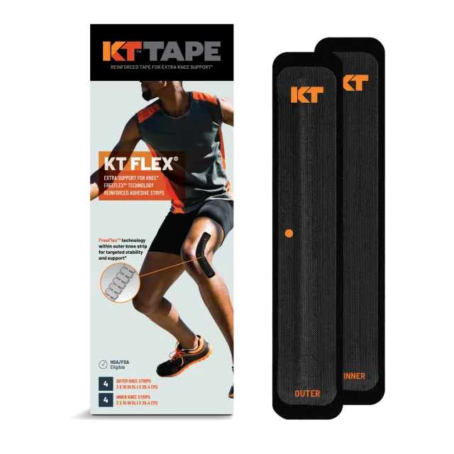 KT Tape KT Flex knietape versterkte knie steun 8 strips