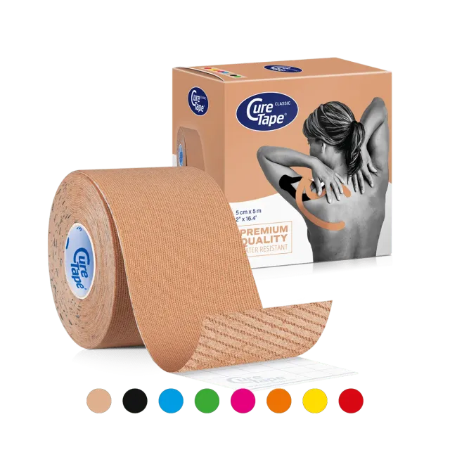 CureTape Classic kinesiotape 5 cm x 5 m waterbestendig