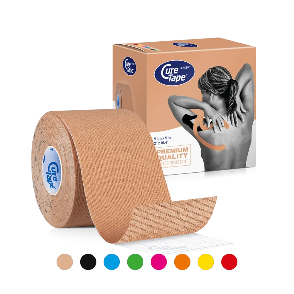 CureTape Classic kinesiotape 5 cm x 5 m waterbestendig