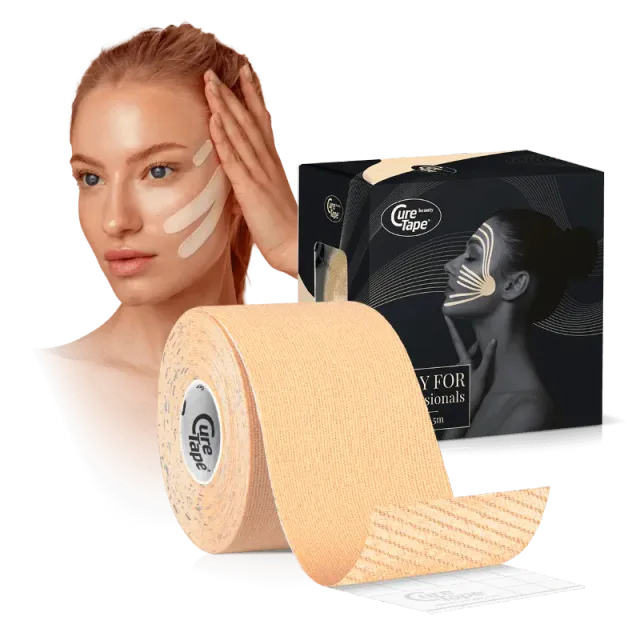 CureTape Beauty Face Tape 5cm x 5m rol gevoelige huid