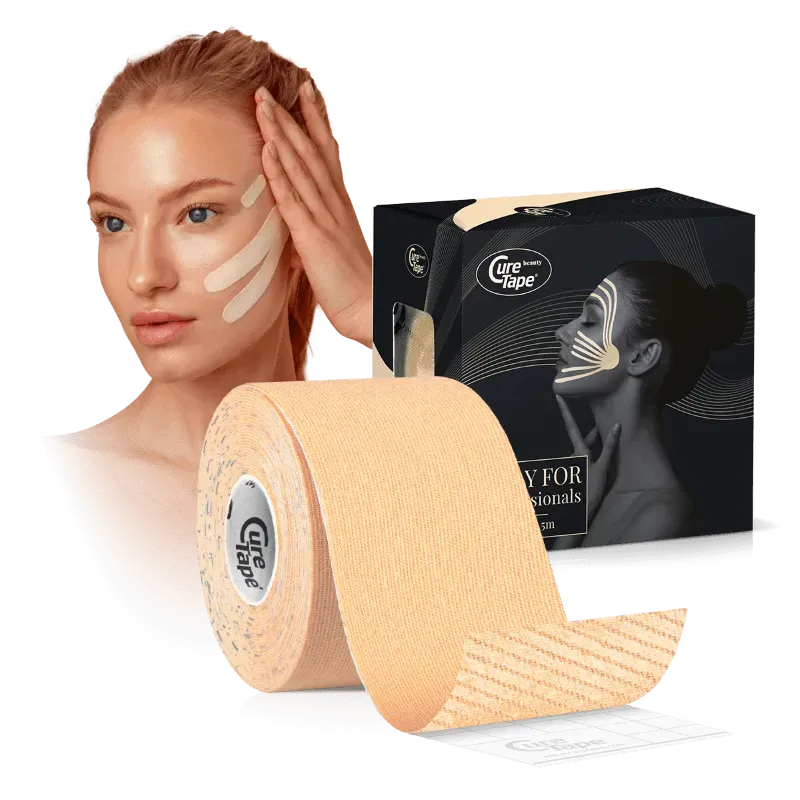 CureTape Beauty Face Tape 5cm x 5m rol gevoelige huid