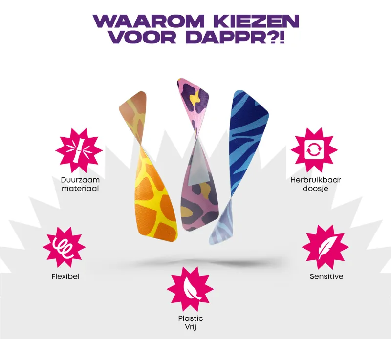 Dappr Graffiti knippleisters refill 10 stuks