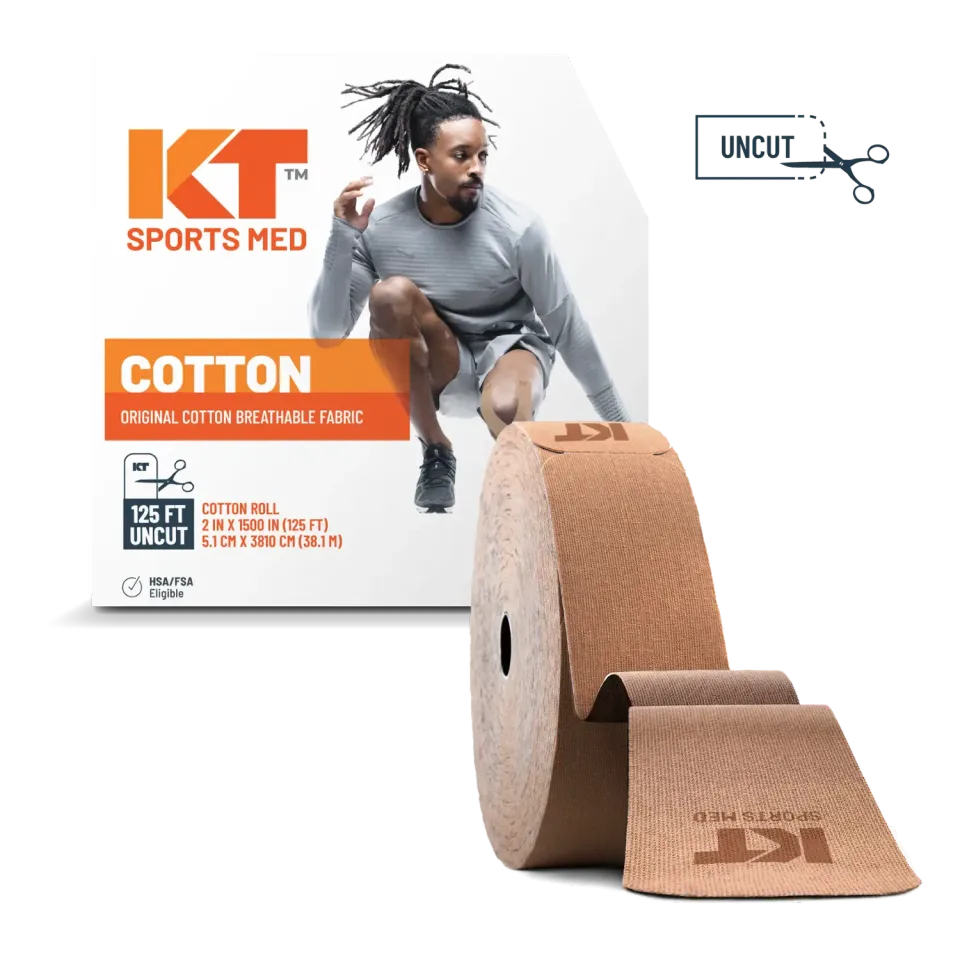 KT Tape Original Cotton Uncut kinesiotape 125 ft beige katoen