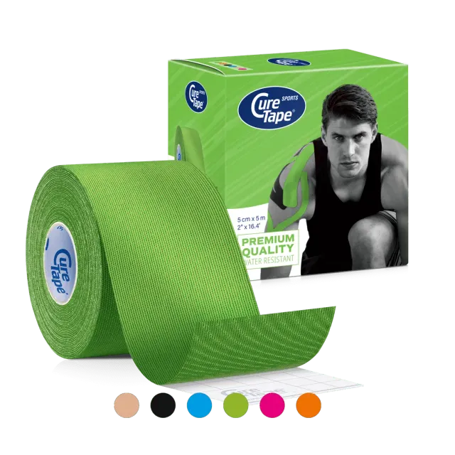 CureTape Sports kinesiotape viscose extra kleefkracht