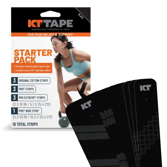 KT Tape Starter Pack kinesiotape set zwart