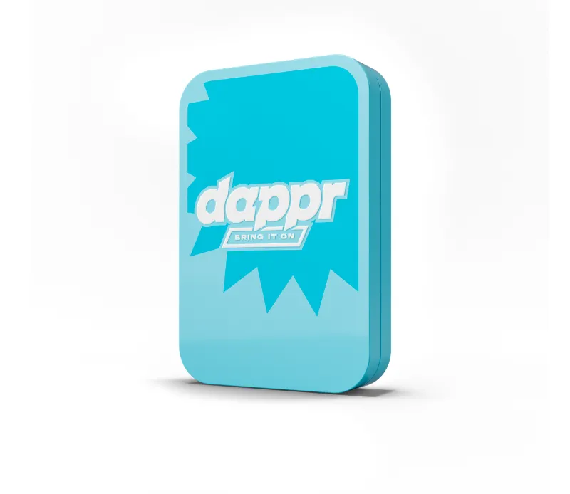 Dappr Tie Dye To-Go blikje pleisters 21 stuks bamboe
