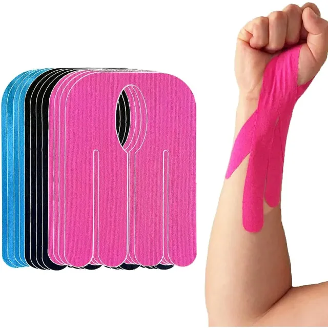 Anampion Kinesiology Tape pols kinesiotape 12 strips multicolor elastisch