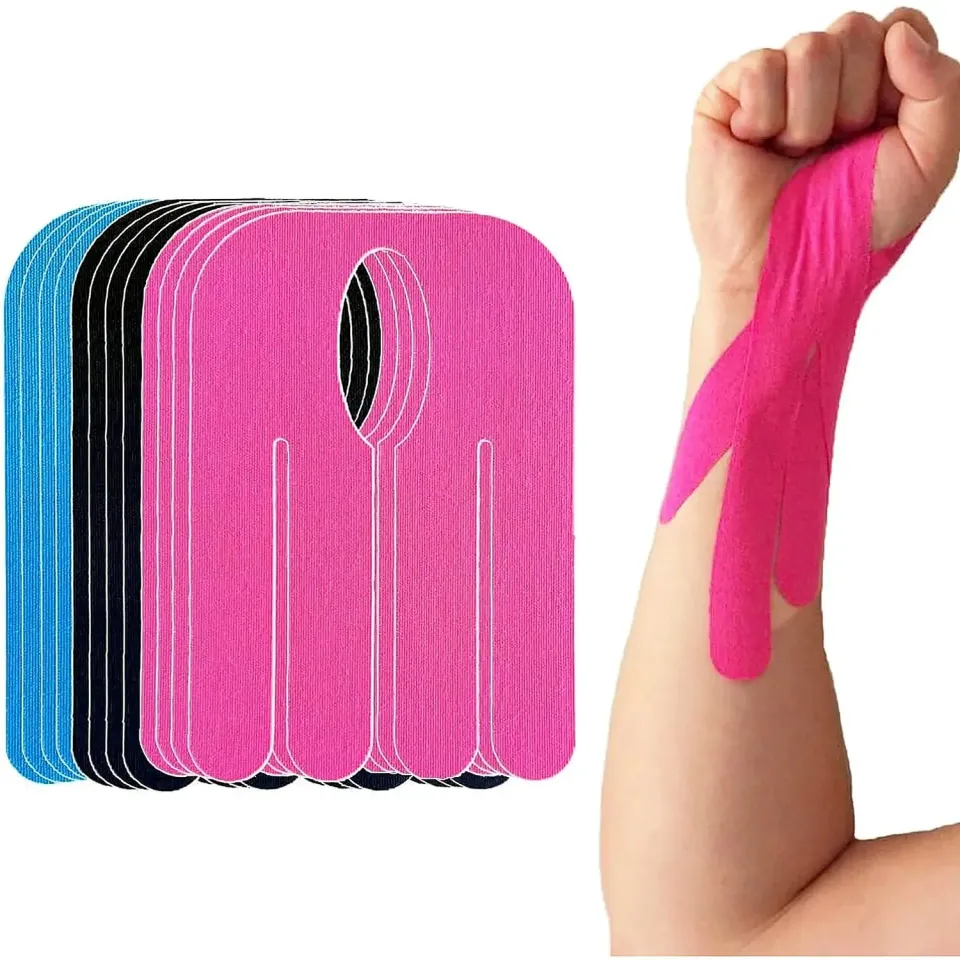 Anampion Kinesiology Tape pols kinesiotape 12 strips multicolor elastisch