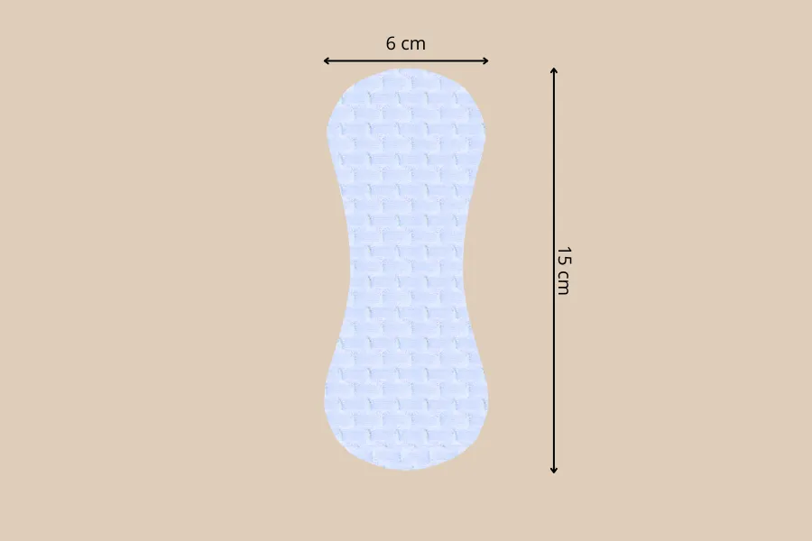 ReSkin XL Lady Bike Patch beenpleister 2 stuks 6x15 cm