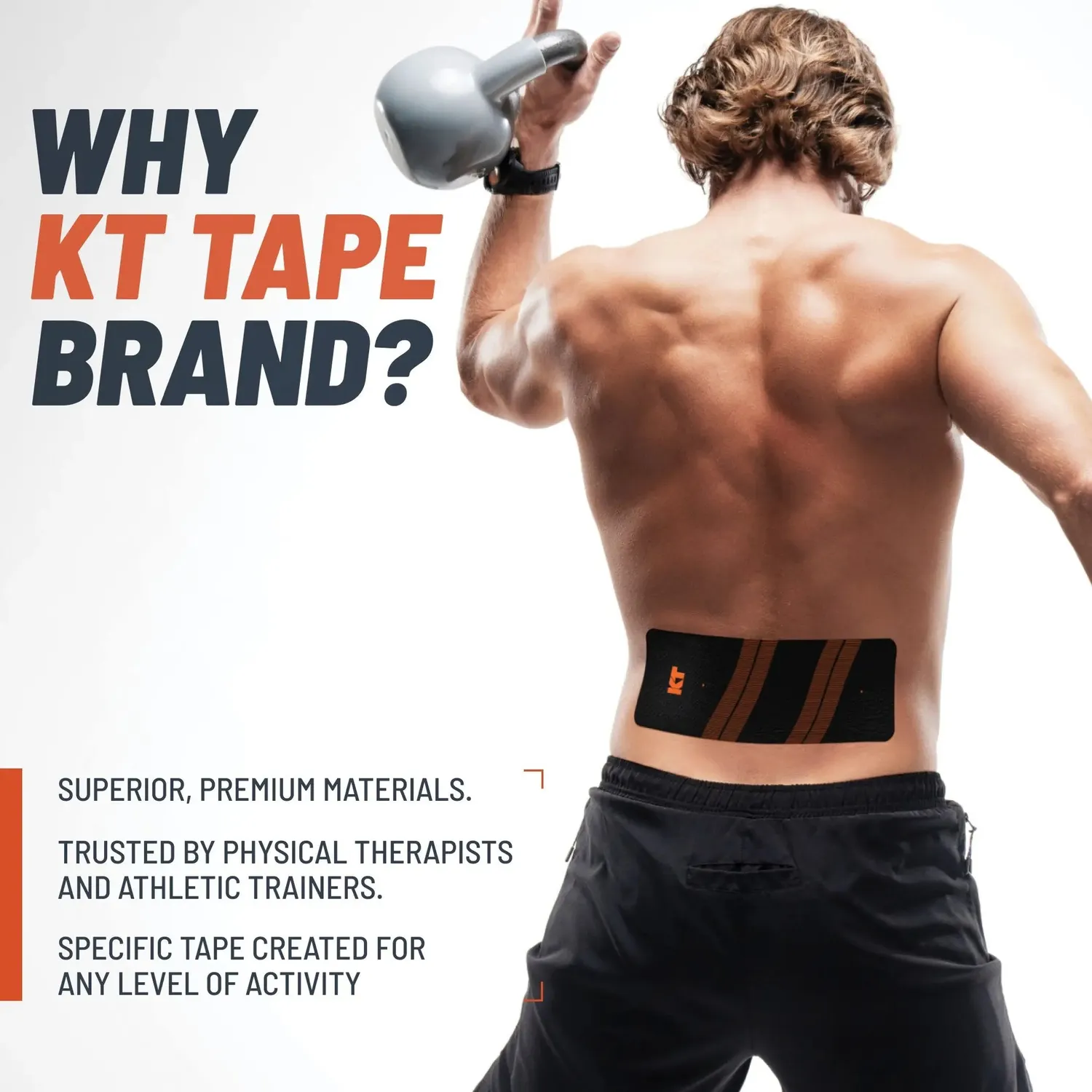 KT Tape Pro Wide kinesiotape 10 strips 4 inch breed