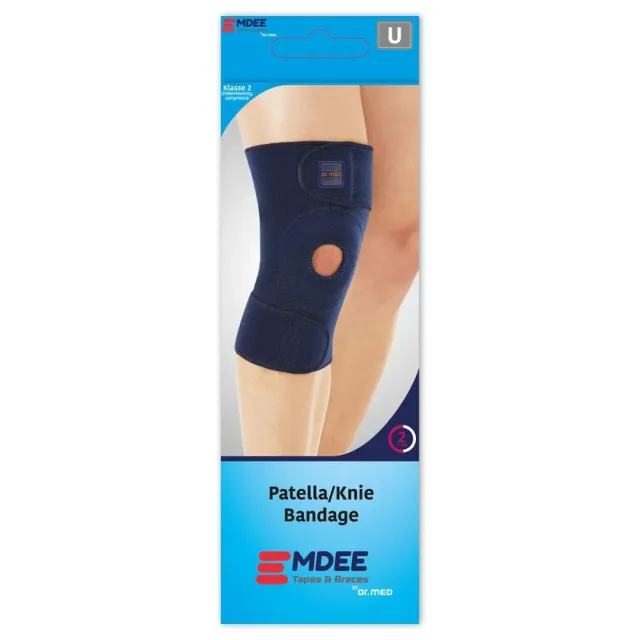 Emdee Kniebrace met Stabilisatoren Universeel zwart