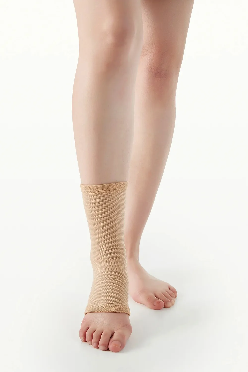 EMDEE Elastische enkelbrace bandage beige medium steun