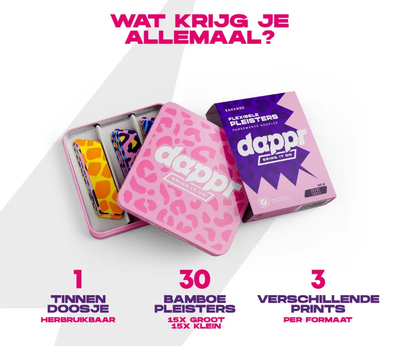 Dappr Savanne pleisters bamboe kinderen