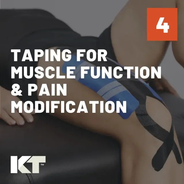 KT Tape Course 4 kinesiotape cursus spierfunctie pijn