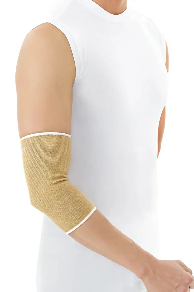 Emdee Elastische Elleboogbandage Brace Beige S-M-L