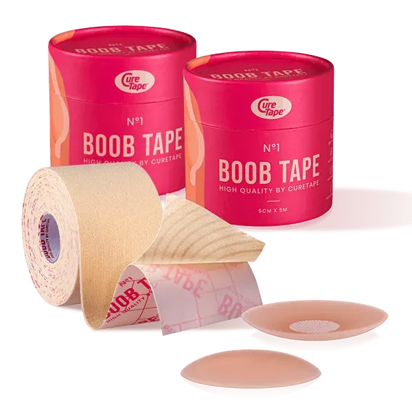 Boob Tape No.1 borsttape 2 rollen beige liftend