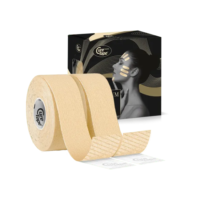 CureTape Beauty face tape 2,5 cm 2 rollen katoen
