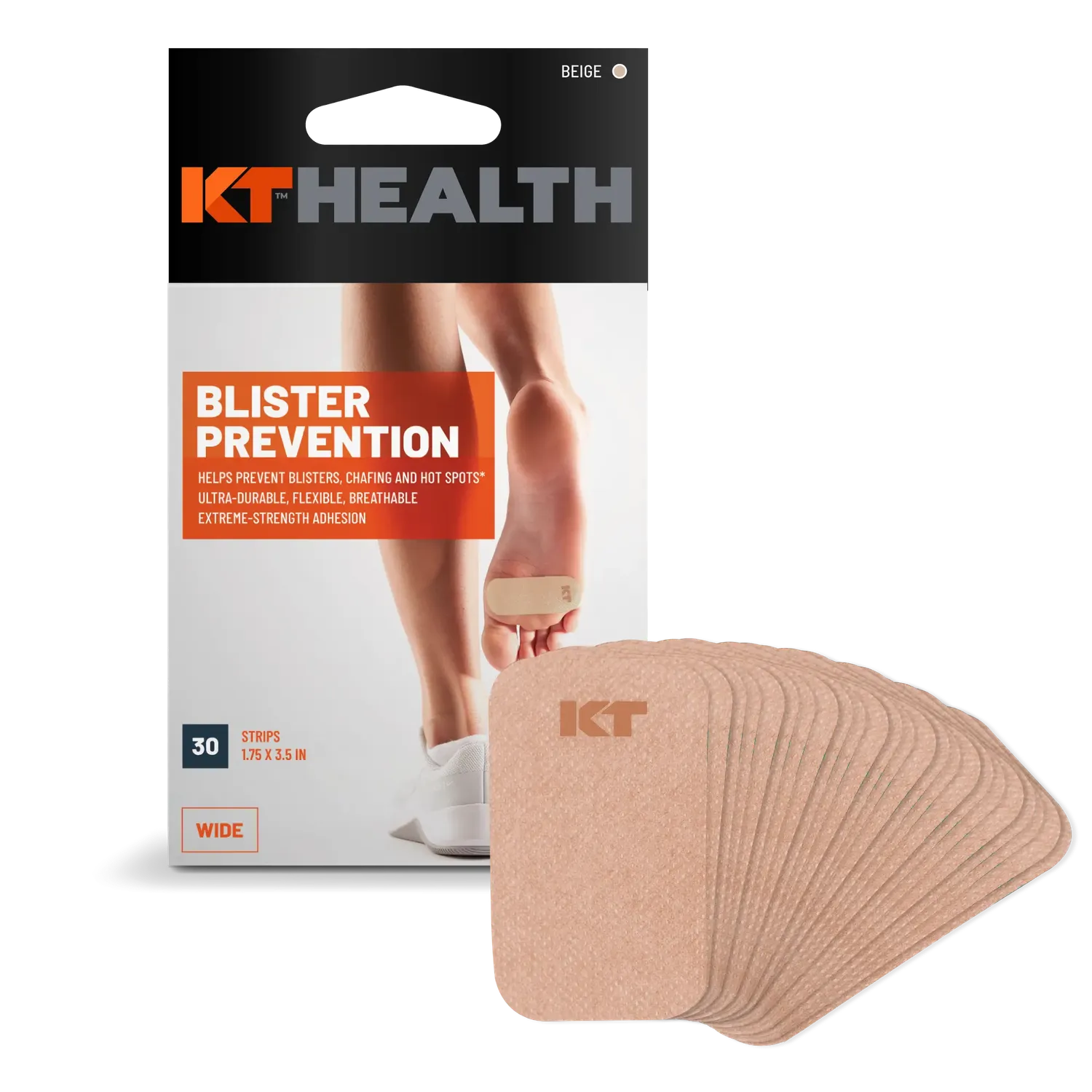 KT Health blarenpreventie tape 30 strips – anti-blaren