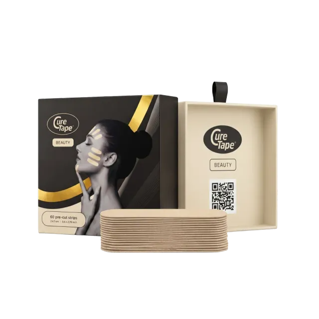 CureTape Beauty Face Tape strips 60 stuks voorgesneden