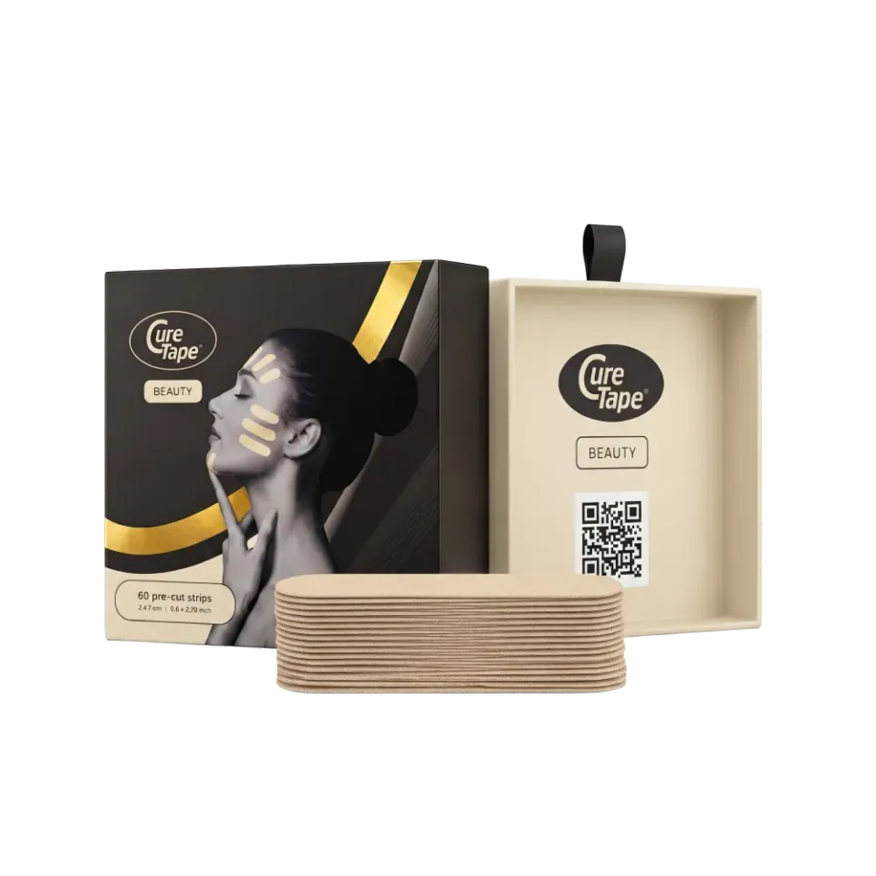 CureTape Beauty Face Tape strips 60 stuks voorgesneden